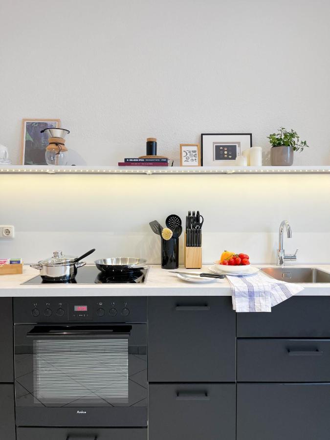 Moka Living-Sunset Apt, Nordic Design,Kueche,Wlan, Smarttv Magdeburg Eksteriør billede